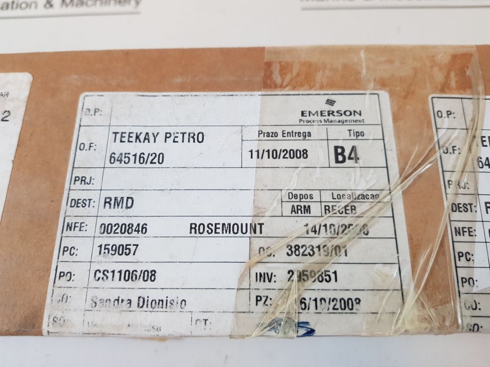 Rosemount 0065N32J0080N0325I1 Temperature Sensor