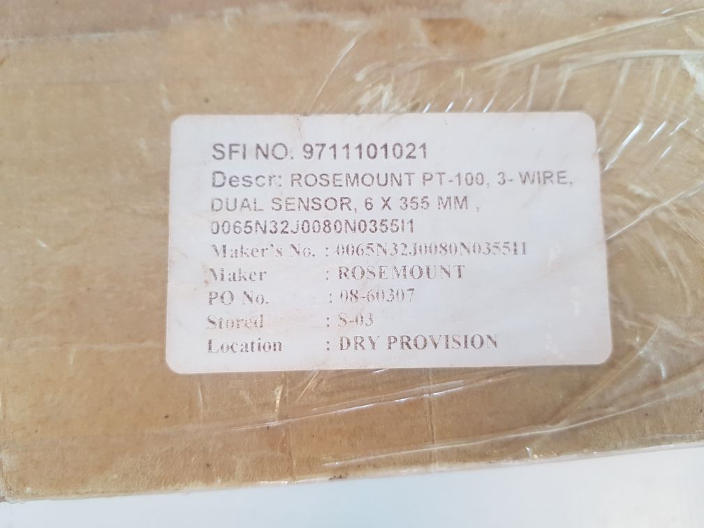 Rosemount 0065N32J0080N0355I1 Temperature Sensor