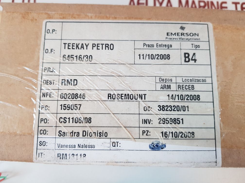 Rosemount 0065N32J0080N0355I1 Temperature Sensor