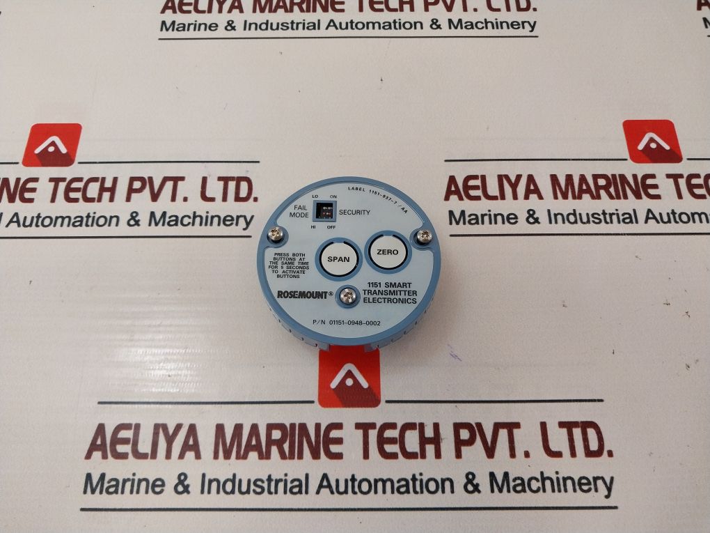 Rosemount 01151-0948-0002 Smart Transmitter Electronics