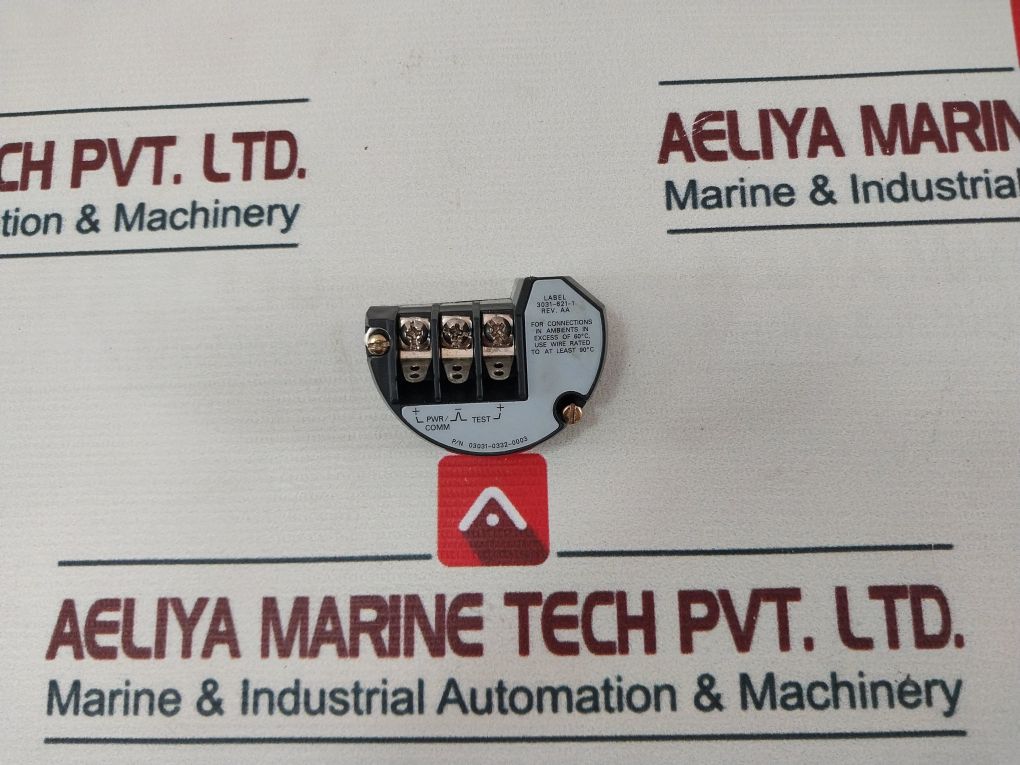 Rosemount 03031-0332-0003 Terminal Block For Pressure Transmitter Rev. Aa