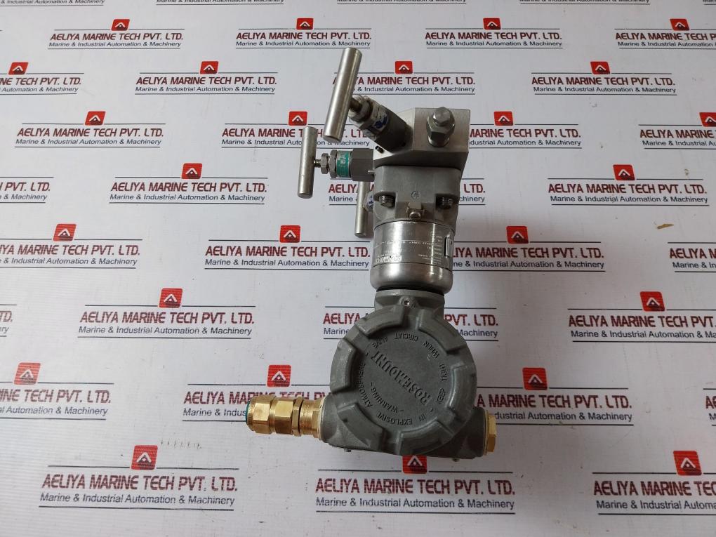 Rosemount 0305Rc32B11B4L4 Pressure Transmitter W/ Valve Manifold C305121124-0000