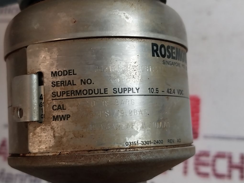 Rosemount 03151-3301-2400 Pressure Transmitter