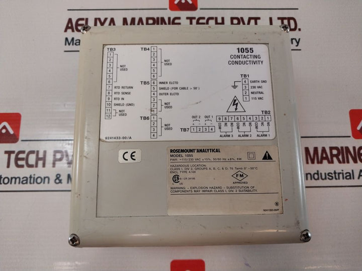 Rosemount 1055-01-10-20 Solu Comp Ii Conductivity Meter 115-230V Ac