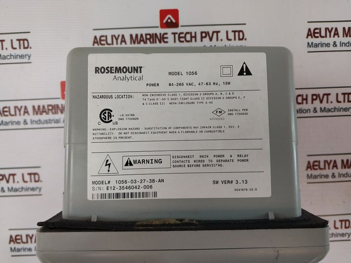 Rosemount 1056-03-27-38-an Multi-parameter Transmitter For Liquid Analysis 