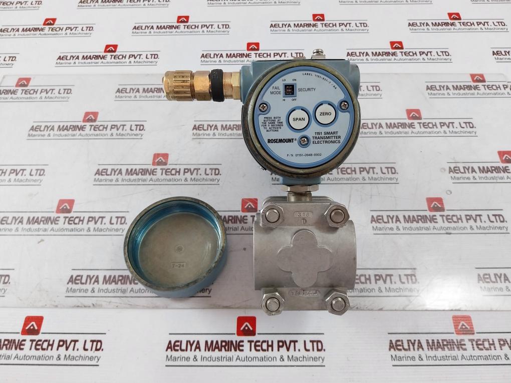 Rosemount 1151 Dp4S22C2M7B9E8 Alphaline Pressure Transmitter 45V Dc Max.