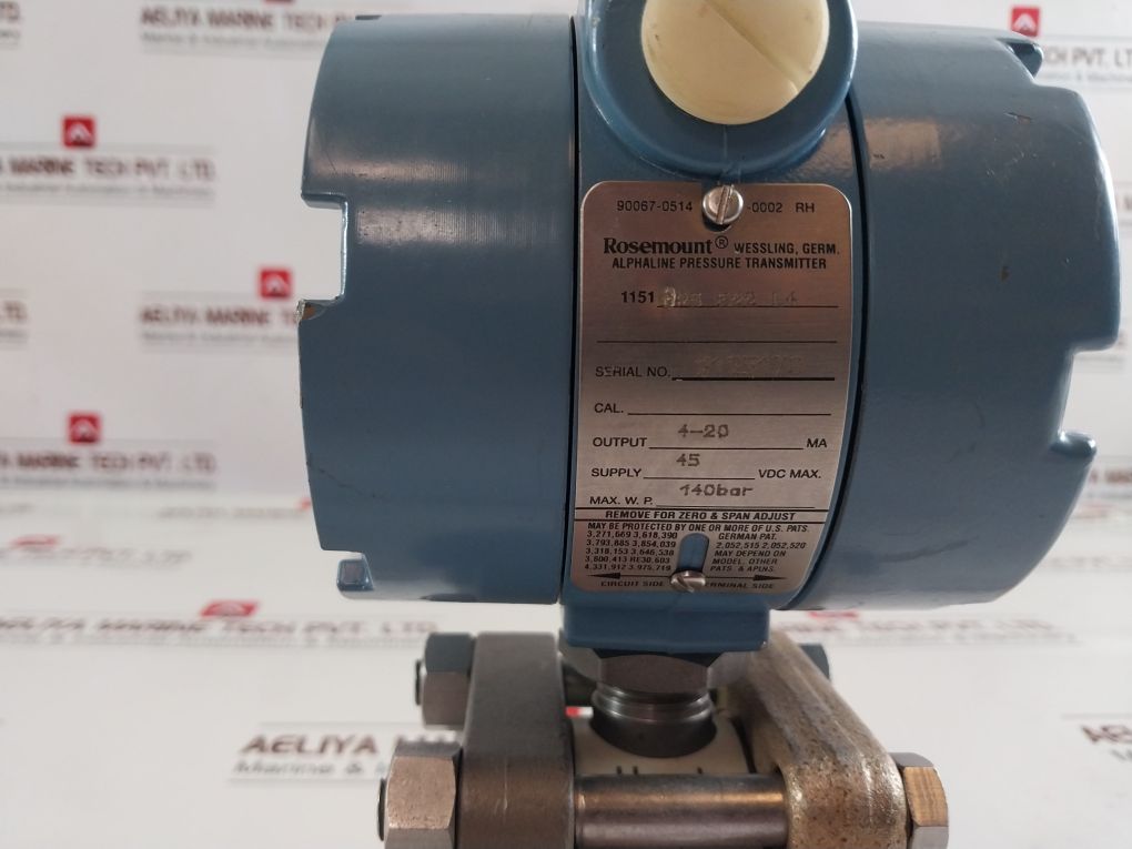 Rosemount 1151 Gp5 E22 L4 Pressure Transmitter