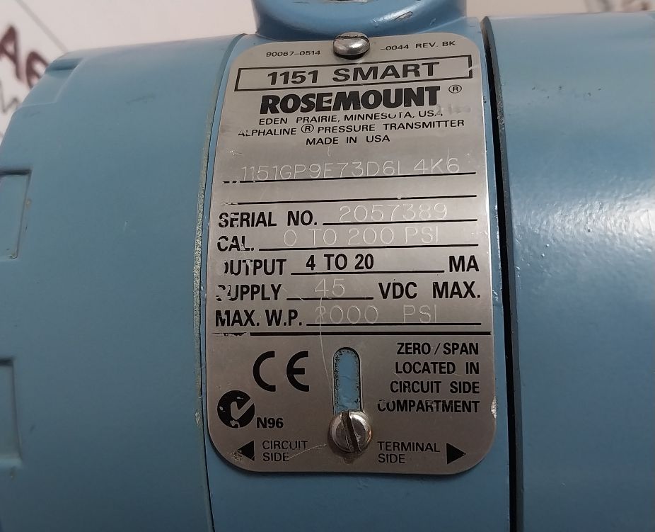 Rosemount 1151 Smart