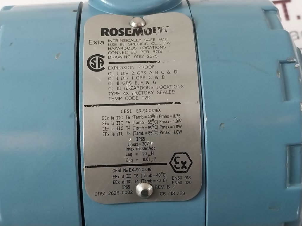 Rosemount 1151 Smart