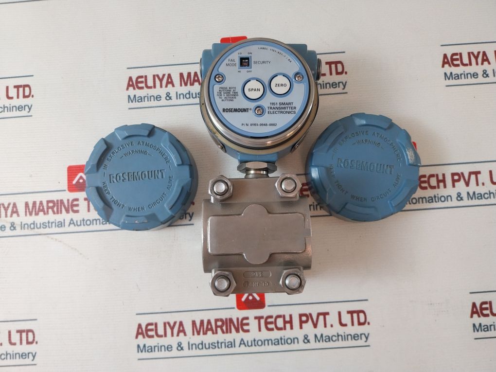 Rosemount 1151 Smart Pressure Transmitter 4-20 Ma