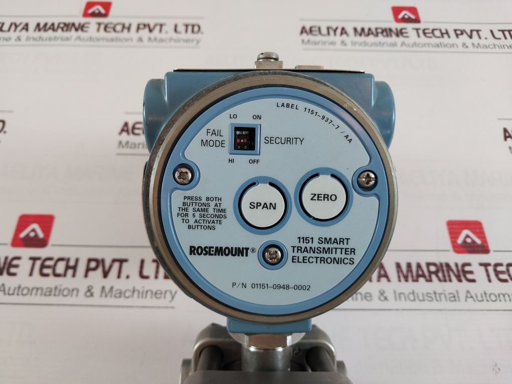 Rosemount 1151 Smart Transmitter 60Vdc – Aeliya Marine Tech
