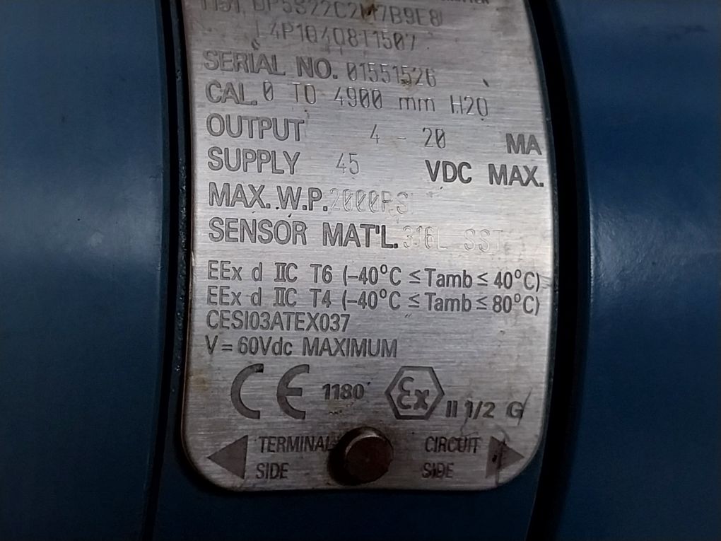Rosemount 1151 Smart Transmitter 60Vdc