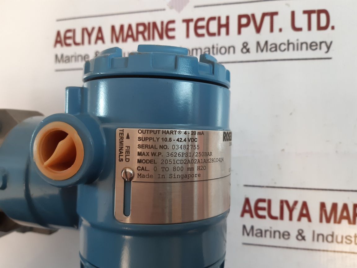 Rosemount Xxxxx-0761-0022 Pressure Transmitter 2051Cd2A02A1Ah2B1D4Q4
