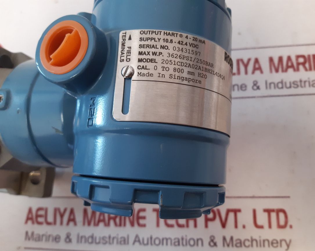Rosemount Xxxxx-0761-0022 Pressuretransmitter 2051Cd2A02A1Bh2L4D4Q4
