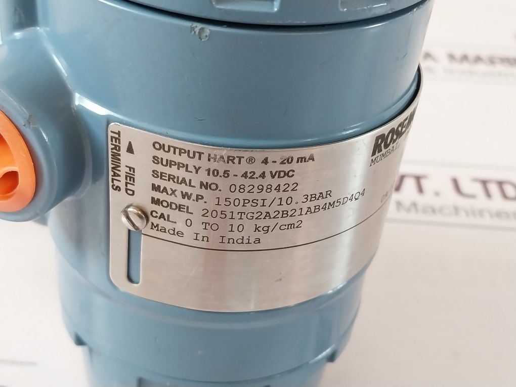 Rosemount 2051Tg2A2B21Ab4M5D4Q4 Pressure Transmitter
