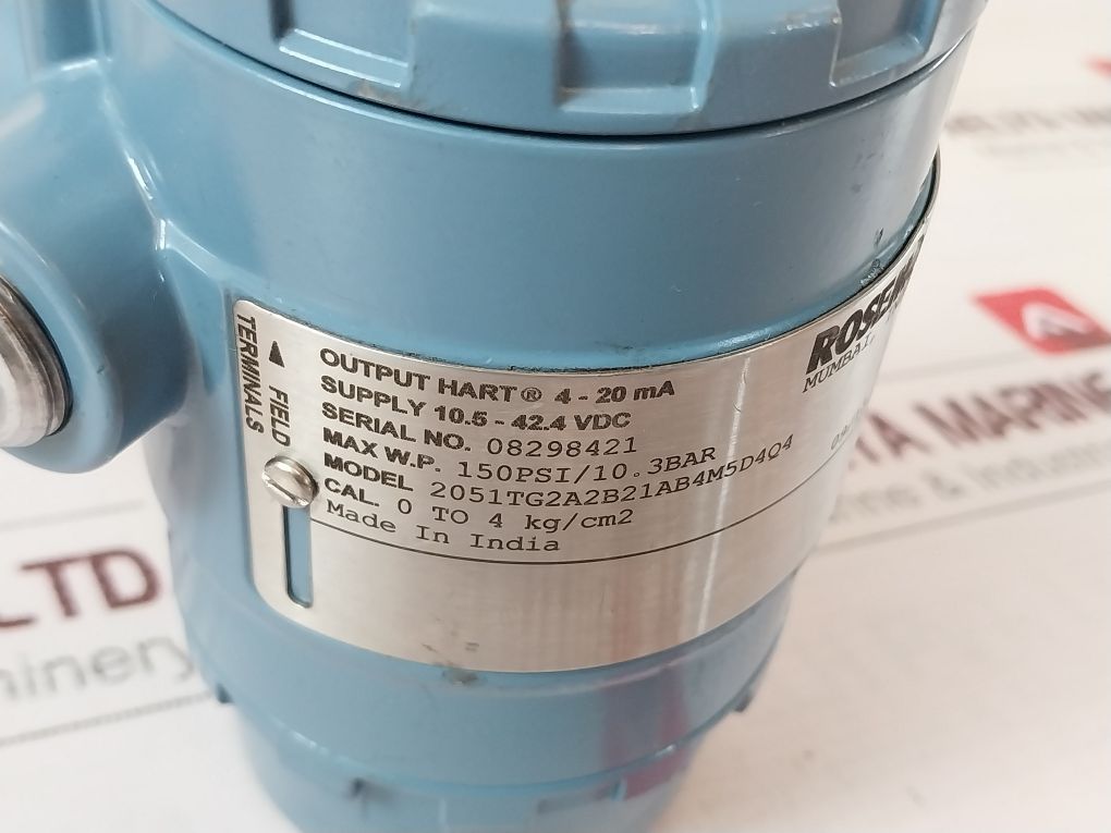 Rosemount 2051Tg2A2B21Ab4M5D4Q4 Pressure Transmitter