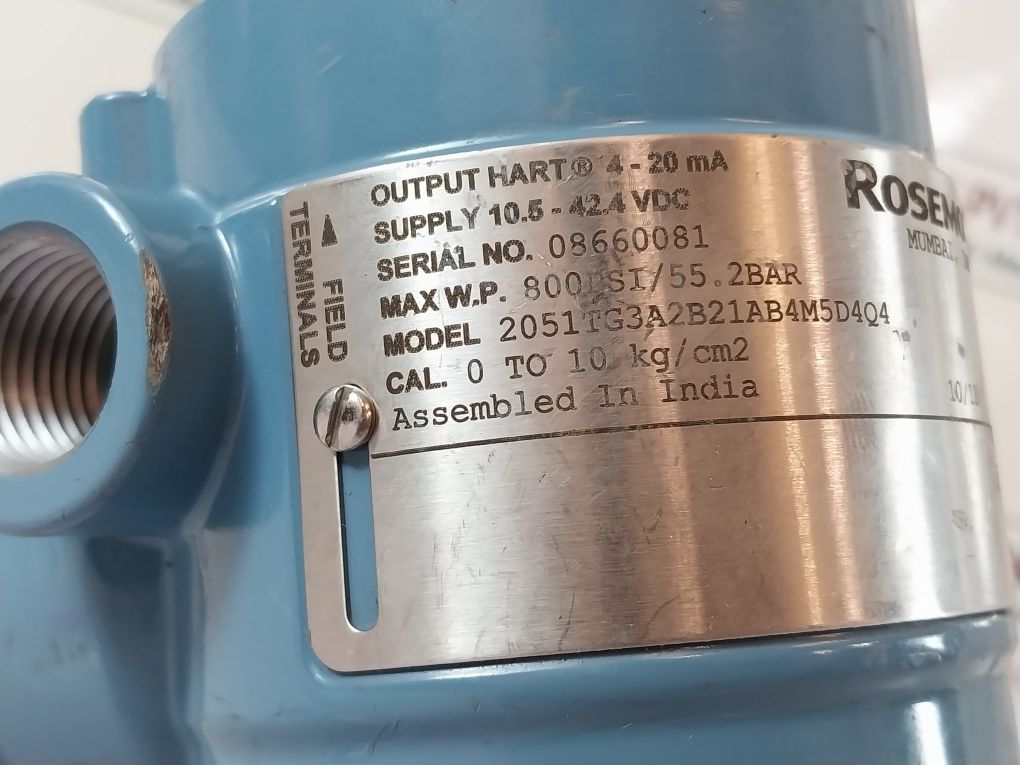 Rosemount 2051Tg3A2B21Ab4M5D4Q4 Pressure Transmitter