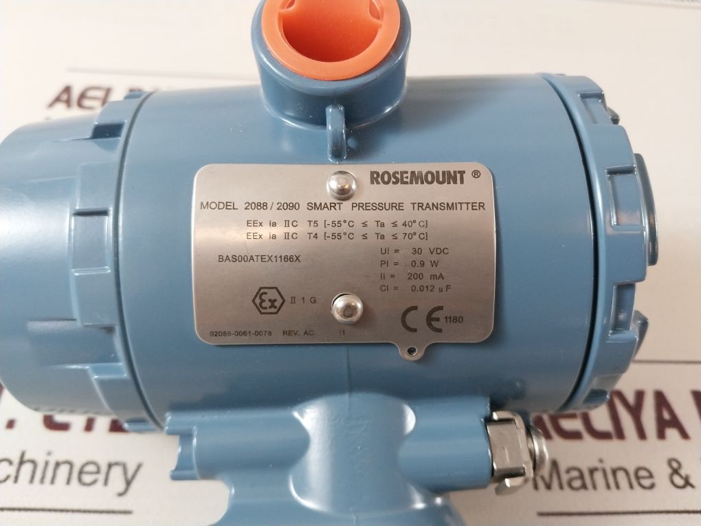Rosemount 2088 Smart Pressure Transmitter 2088G2S22A2M5I1P1Q4Q8