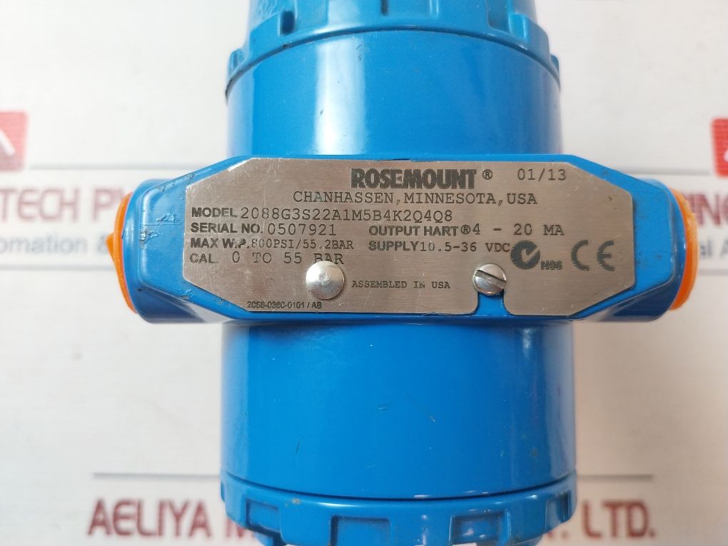 Rosemount 2088G3S22A1M5B4K2Q4Q8 Smart Pressure Transmitter Ip66W