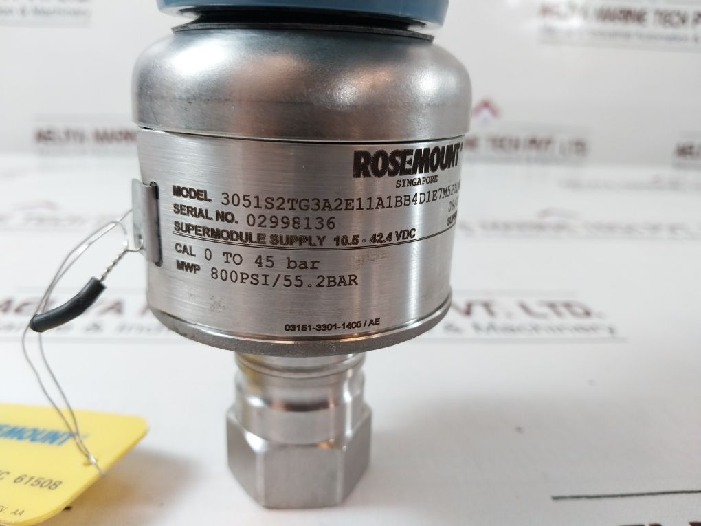 Rosemount 3051S2Tg3A2E11A1Bb4D1E7M5P1Q4Qtt1 Pressure Transmitter Set