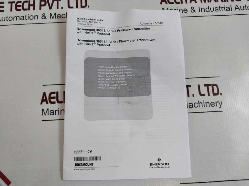 Rosemount 300S1Kad1E7M5T1 Pressure Transmitter 3051S2Tg3A3B11A1Kd1E7M5P1Q4Qtt1