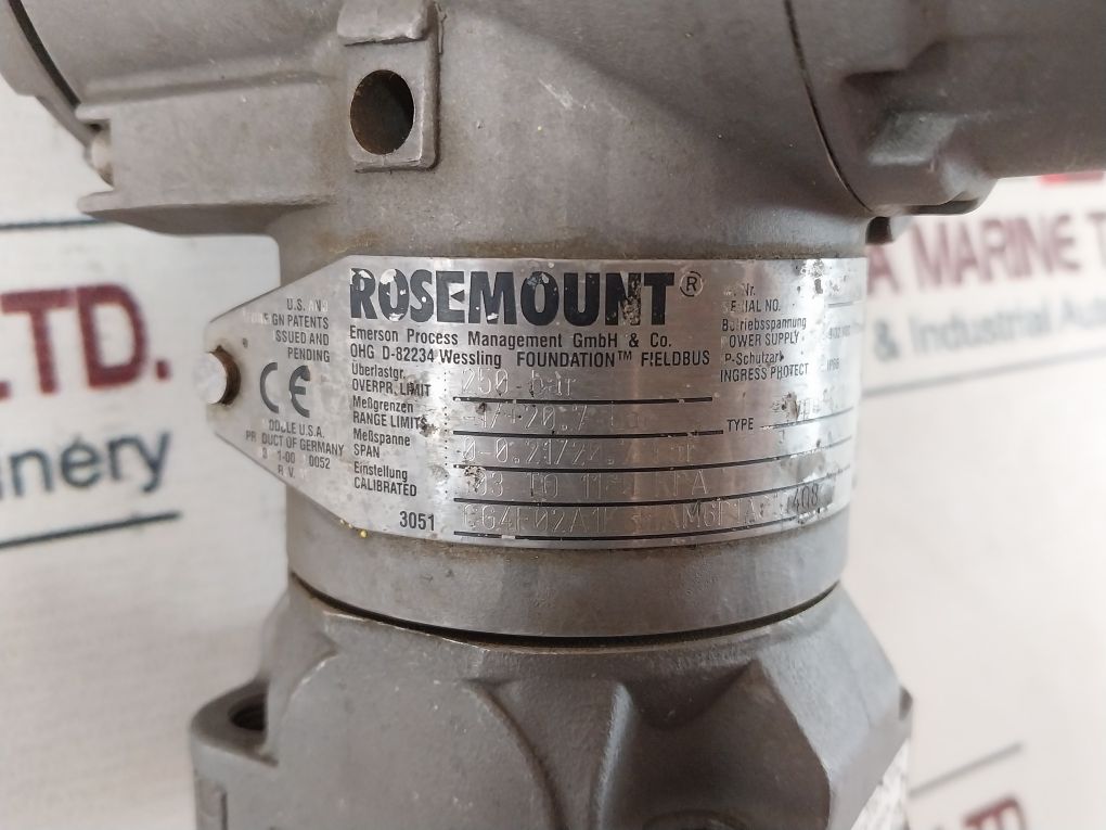 Rosemount 3051 Pressure Transmitter