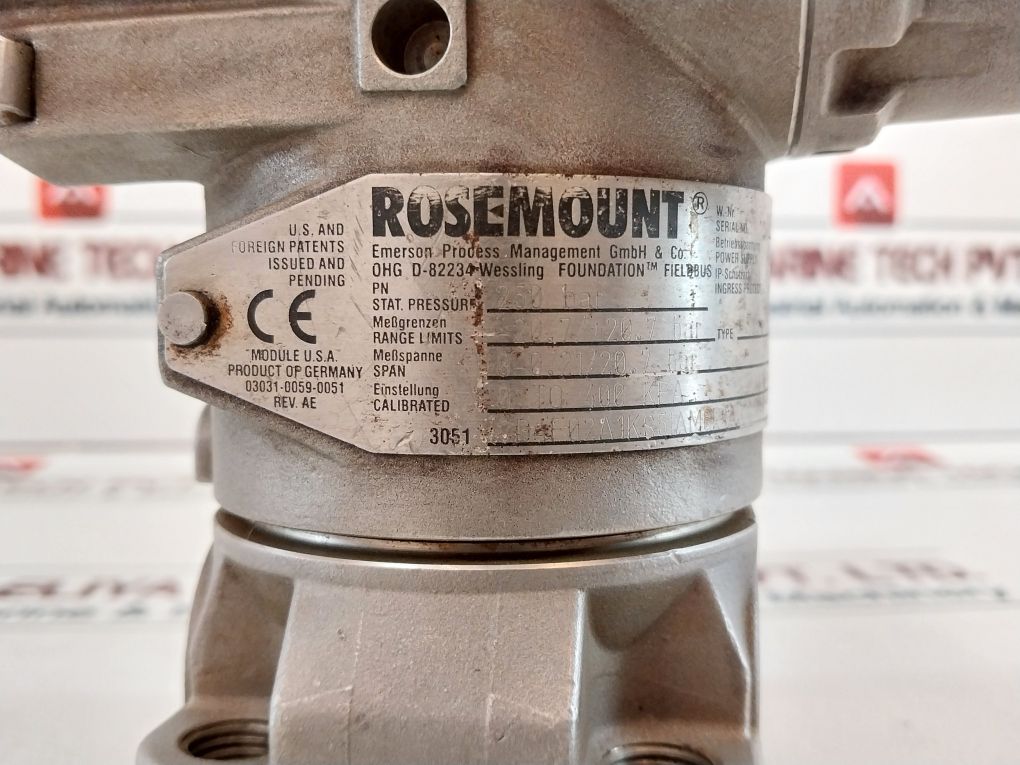 Rosemount 3051/3001 Fisco Pressure Transmitter