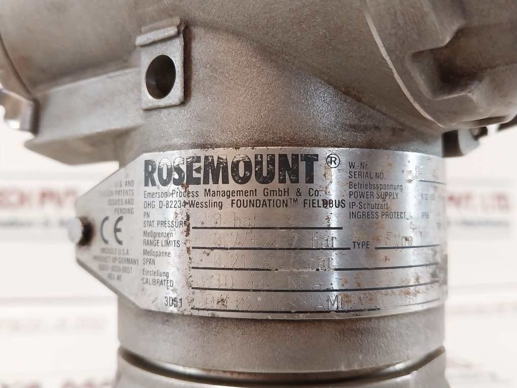 Rosemount 3051/3001 Fisco Pressure Transmitter