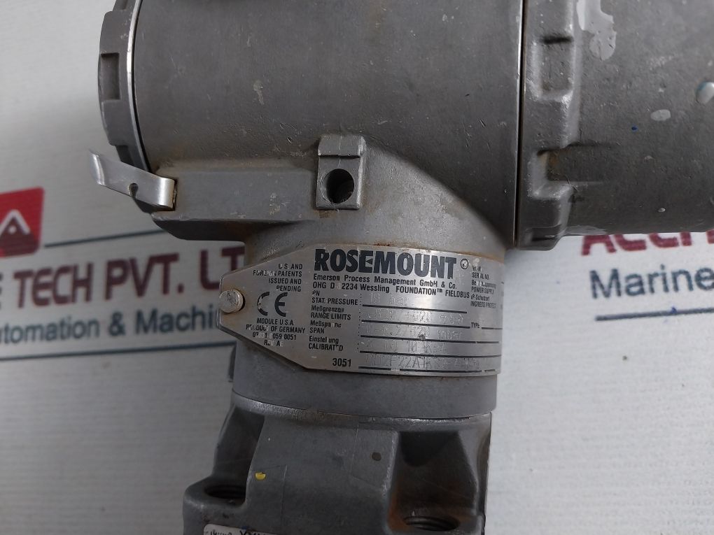 Rosemount 3051/3001 Pressure Transmitter 03031-0059-0051 Rev Ac