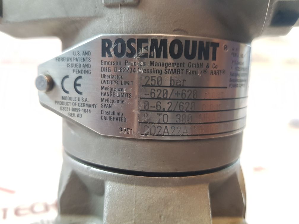 Rosemount 3051/3001 Pressure Transmitter 03031-0761-0022