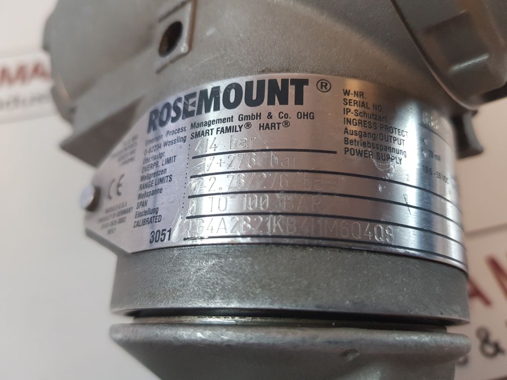 Rosemount 3051/3001 Pressure Transmitter 03031-2101-3142