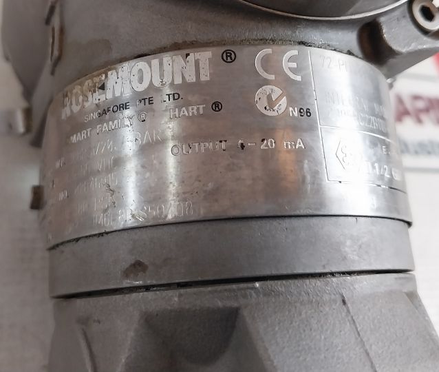 Rosemount 3051 Cg4A02A1Jm6E8P1S5Q4Q8 Pressure Transmitter 10.5-55 Vdc