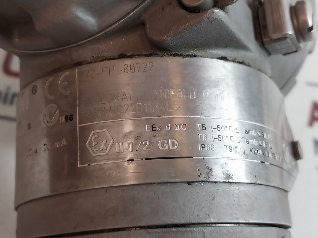 Rosemount 3051 Cg4A02A1Jm6E8P1S5Q4Q8 Pressure Transmitter 10.5-55 Vdc