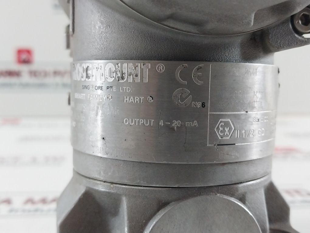 Rosemount 3051 Cg4A02A1Jm6E8P1S5Q4Q8 Pressure Transmitter