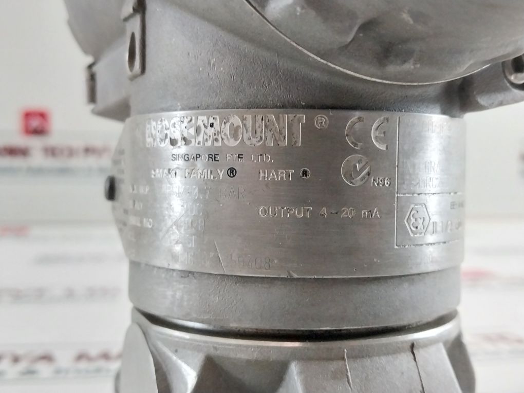 Rosemount 3051 Cg4A02A1Jm6E8P1S5Q4Q8 Pressure Transmitter