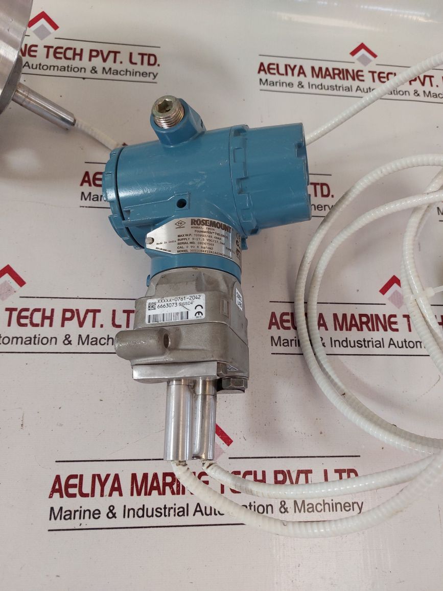 Rosemount 3051Cd4F22A1As2M5B4Iaq4 Pressure Transmitter With 316L/3Mil Sensor Mod