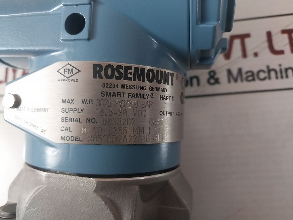 Rosemount 3051Cd2A22A1Bb4I1L4