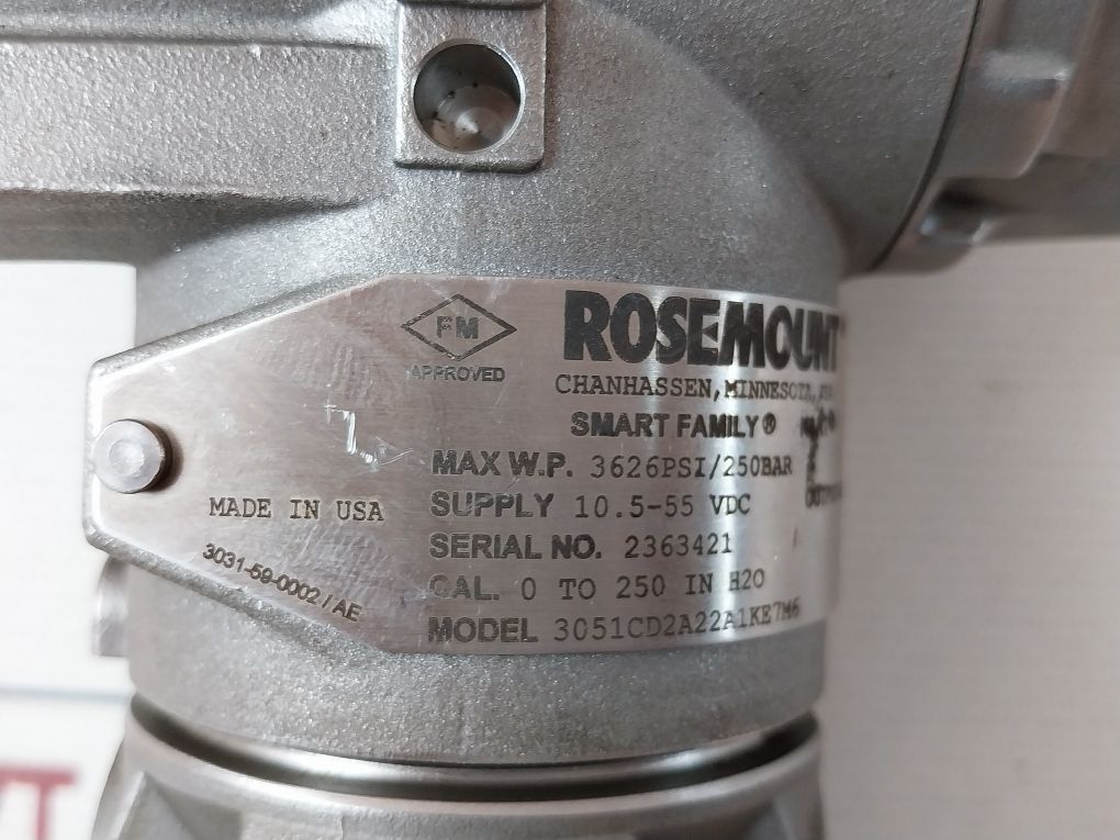 Rosemount 3051 Pressure Transmitter 3051Cd2A22A1Ke7M6 4-20 Ma