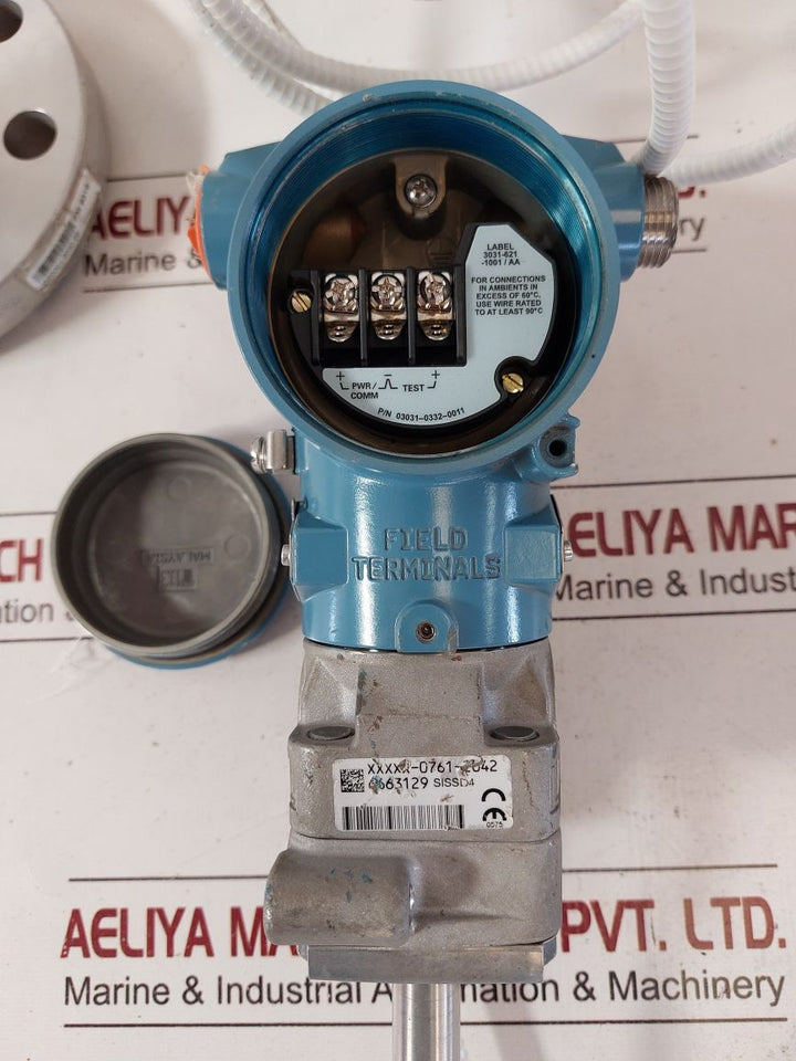 Rosemount 3051Cd4A22A1As2M5B4I1Q4 Pressure Transmitter With Sensor