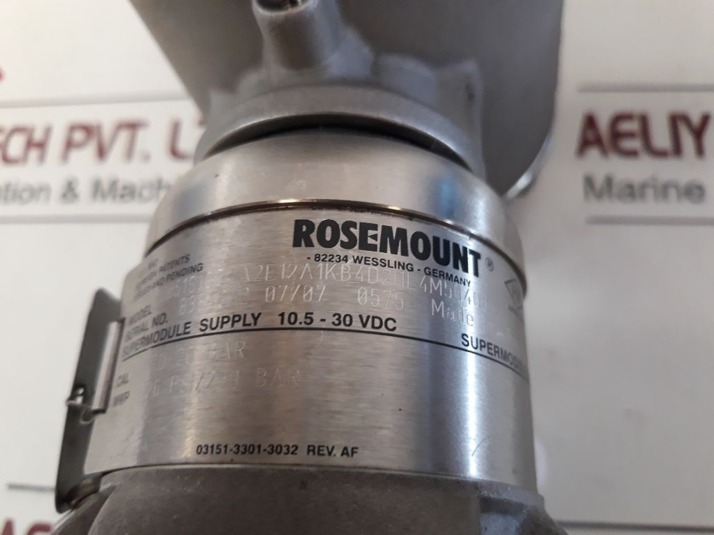 Rosemount 3051S1Cd4A2E12A1Kb4D2I1L4M5Q4Q8 Pressure Transmitter