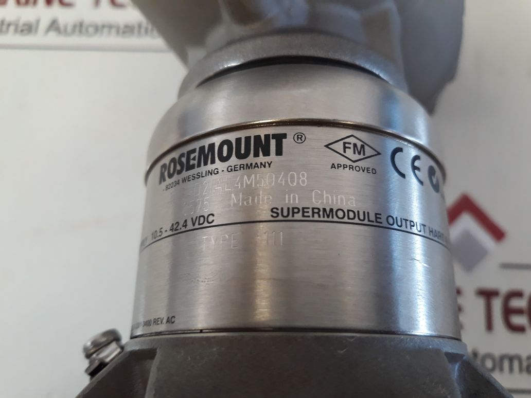 Rosemount 3051s1cd4a2e12f1kb4d2ial4m5q4q8 pressure transmitter