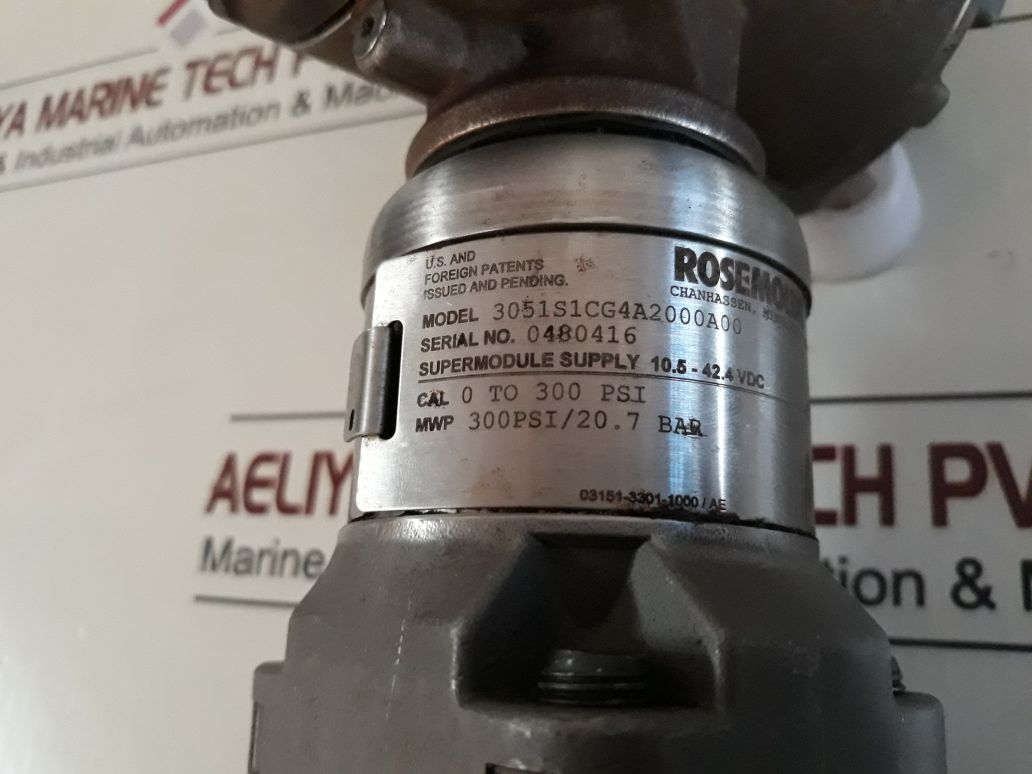 Rosemount 3051S1Cg4A2000A00 Pressure Transmitter