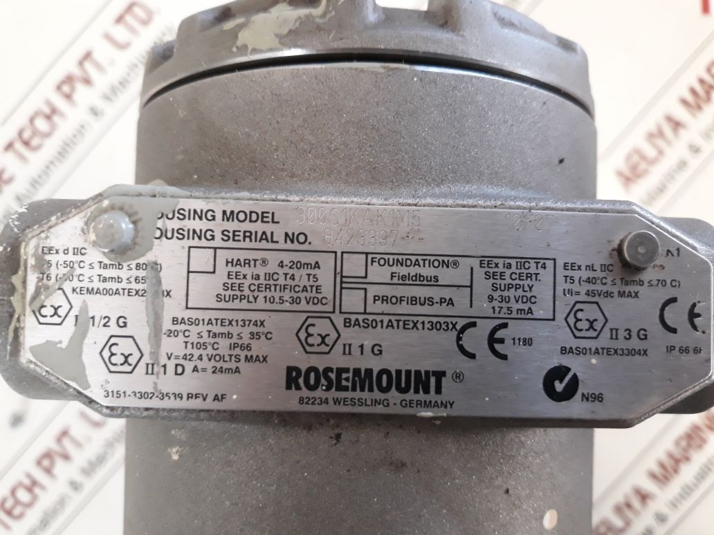 Rosemount 3051S1Cg4A2A11A1Kk1M5Q4Q8 Pressure Transmitter