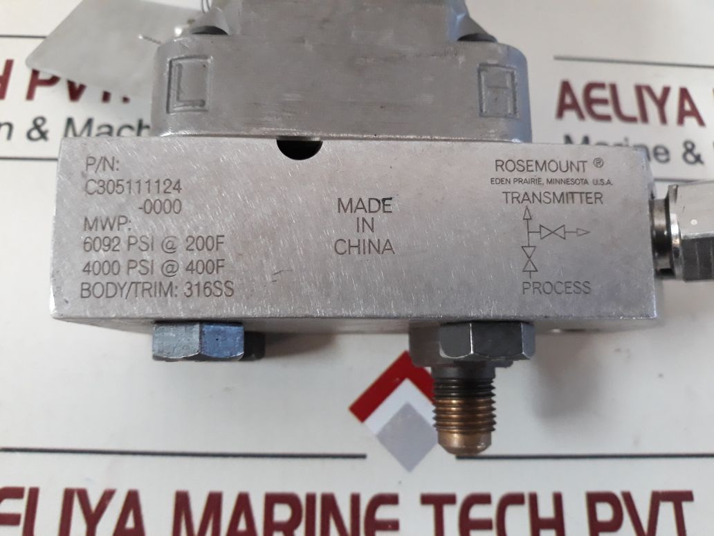 Rosemount 3051S1Cg4A2A11A1Kk1M5Q4Q8 Pressure Transmitter 15 Bar