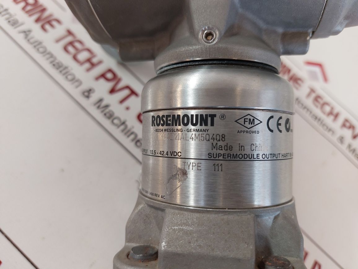 Rosemount 3051S1Cg4A2E12F1Kb4D2Ial4M5Q4Q8 Pressure Transmitter 17.5Ma