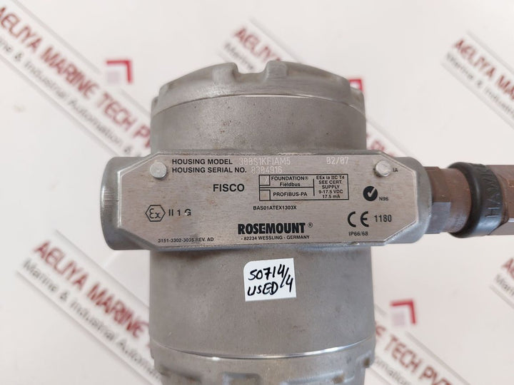 Rosemount 3051S1Cg4A2E12F1Kb4D2Ial4M5Q4Q8 Pressure Transmitter 17.5Ma