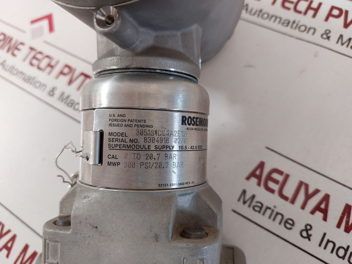 Rosemount 3051S1Cg4A2E12F1Kb4D2Ial4M5Q4Q8 Pressure Transmitter 17.5Ma