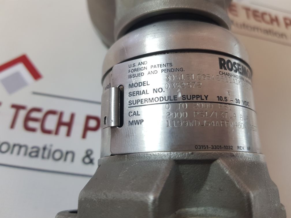 Rosemount 3051S1Cg5A2B11A1Kb4I1M5Q4Q8 Pressure Transmitter