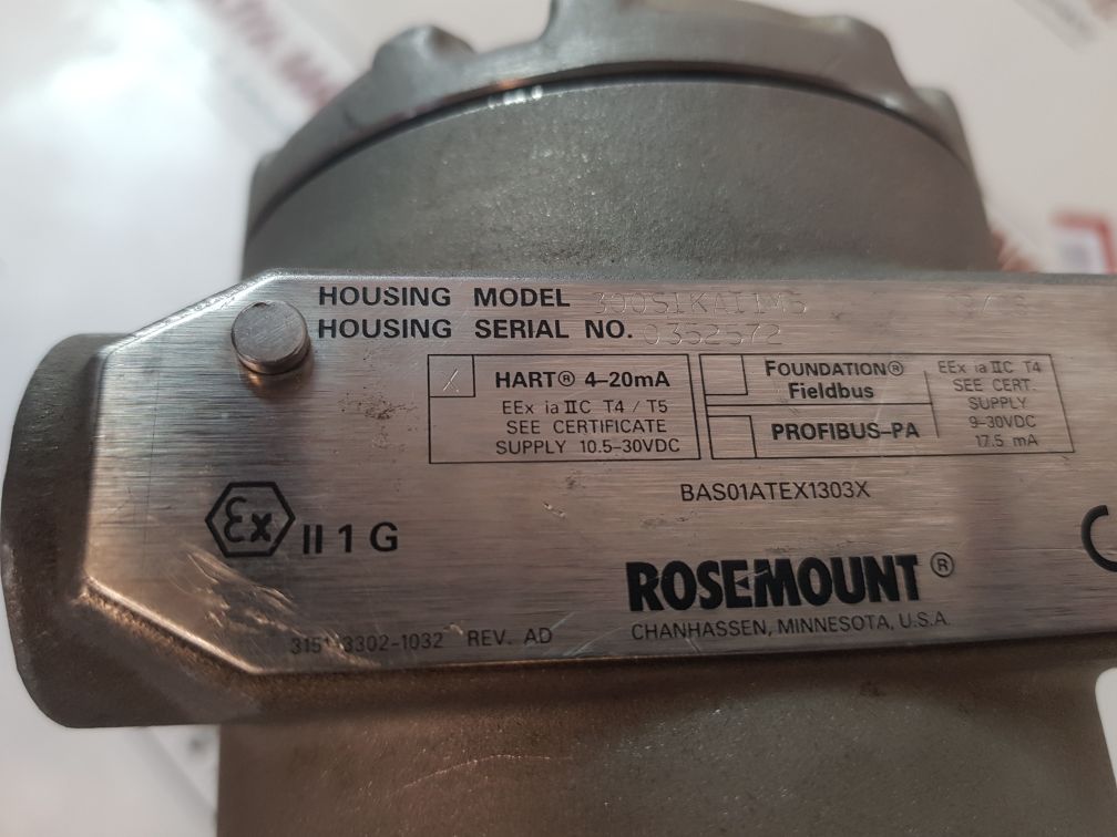 Rosemount 3051S1Cg5A2B11A1Kb4I1M5Q4Q8 Pressure Transmitter
