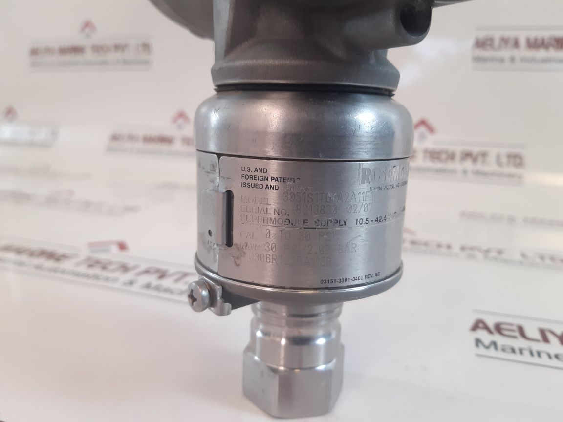 Rosemount 3051S1Tg1A2A11F1Kb4Iam5Q4Q8 Pressure Transmitter